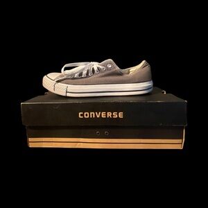 Converse Classic Gray Canvas Sneakers